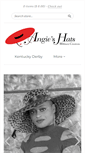 Mobile Screenshot of angieshats.com